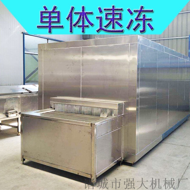 【結(jié)晶速度快】玉米速凍機(jī) 海鮮生蠔隧道式單凍機(jī)