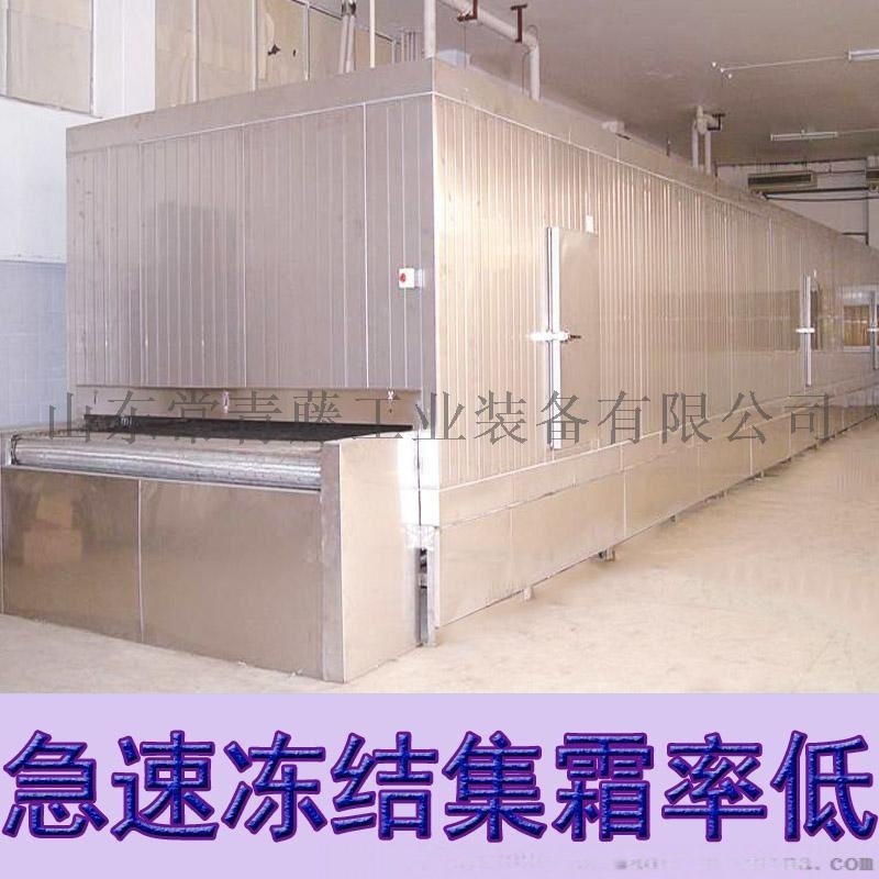 全自動(dòng)網(wǎng)帶傳送速凍機(jī) 舟山海鮮隧道式速凍機(jī)