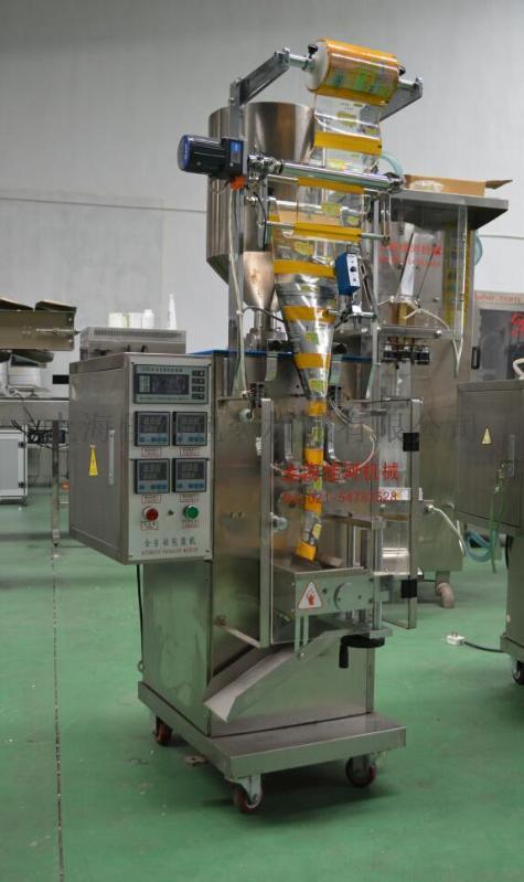 上海廠家專業供應 雞精、食鹽、干燥劑、袋裝堅果等顆粒三邊封、四邊封、背封自動包裝機