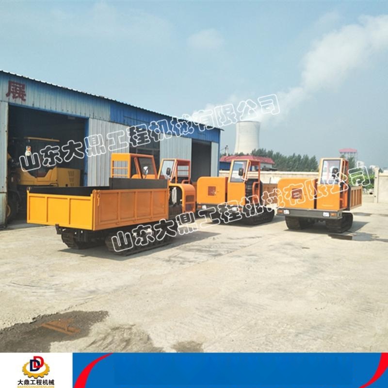 農(nóng)田水利工程履帶運(yùn)輸車 小型履帶運(yùn)輸車 履帶自卸式運(yùn)輸車