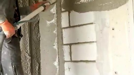 具體說(shuō)說(shuō)建筑工地使用了專業(yè)噴水泥砂漿機(jī)的效益