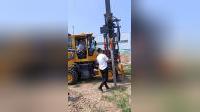 新型高速路護欄打樁機 捷克 小型公路打拔鉆一體機