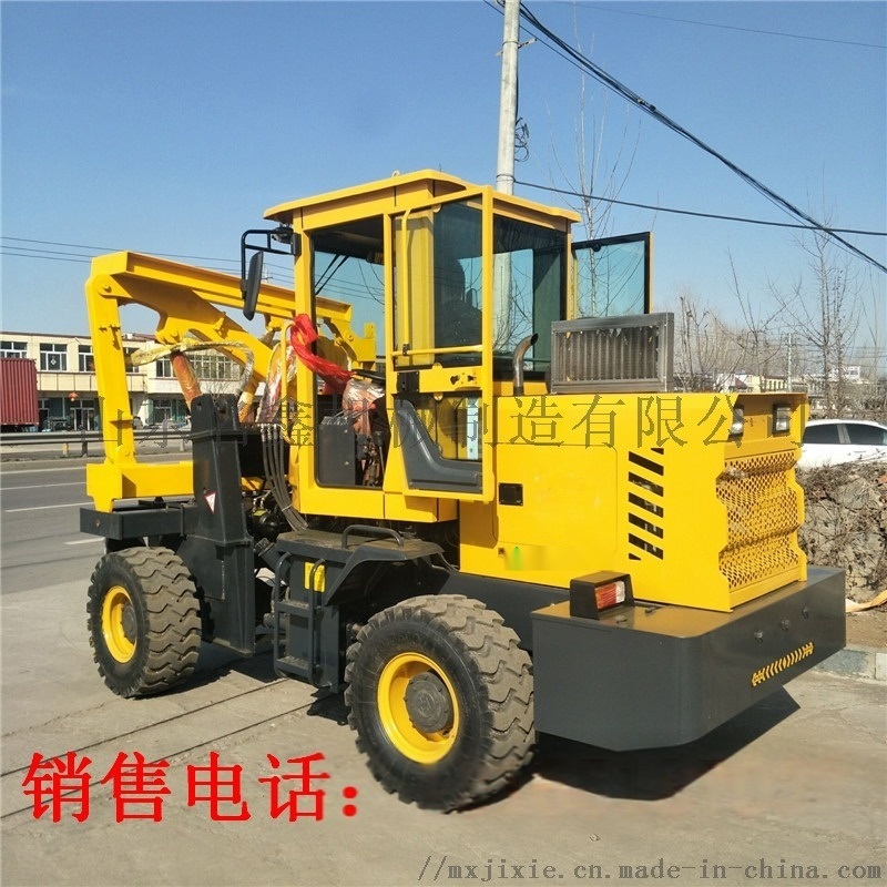 高速公路護欄打樁機 護欄打拔一體機 公路鉆孔機