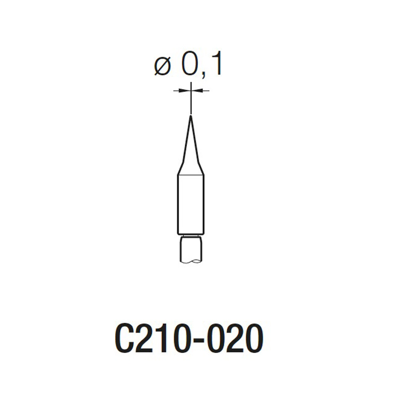JBC原裝C210-020手機(jī)維修精密焊接烙鐵頭