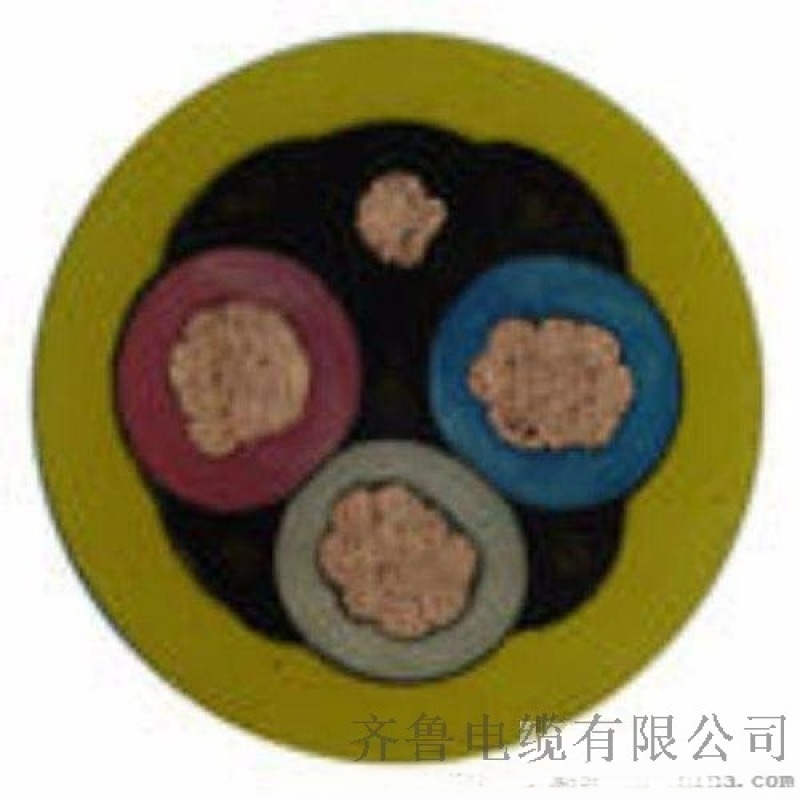 齊魯牌煤礦用移動(dòng)金屬屏蔽監(jiān)視型橡套軟電纜
