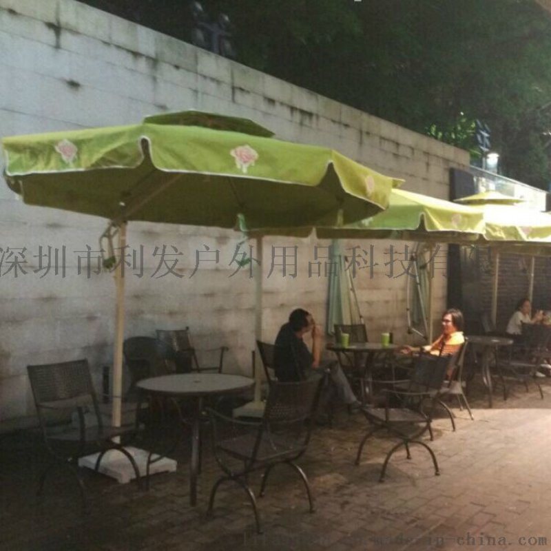 側(cè)立傘鋁合金邊柱傘休閑傘