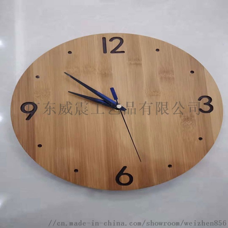 簡約客廳掛鐘: 創(chuàng)意家居木鐘表 掛的鐘工廠直銷