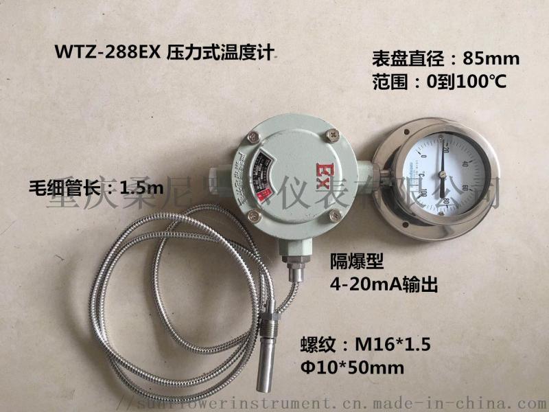 WTZ-288 電接點(diǎn)防爆壓力式工業(yè)溫度計(jì)