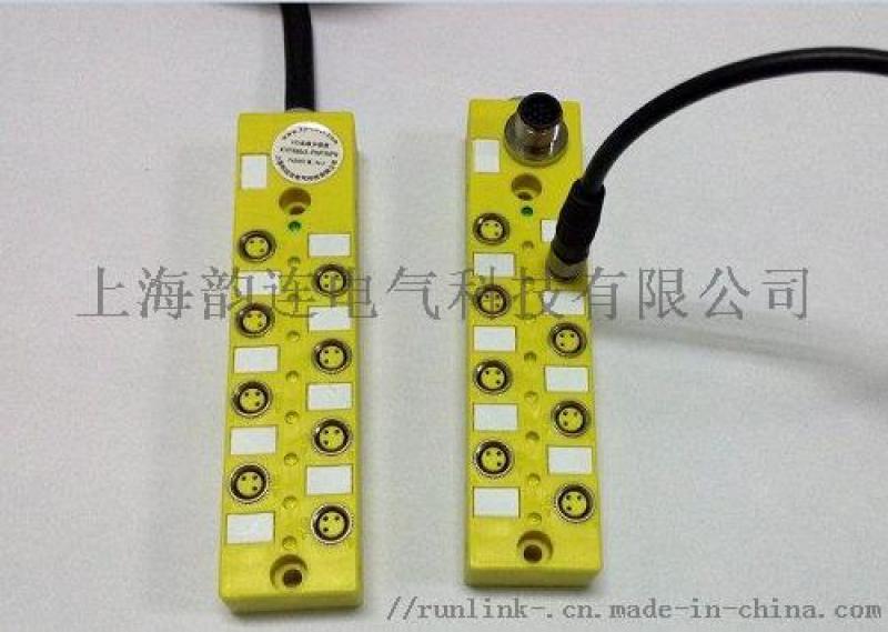 M8傳感器分線盒，8口座，16口座M8工業(yè)分線盒