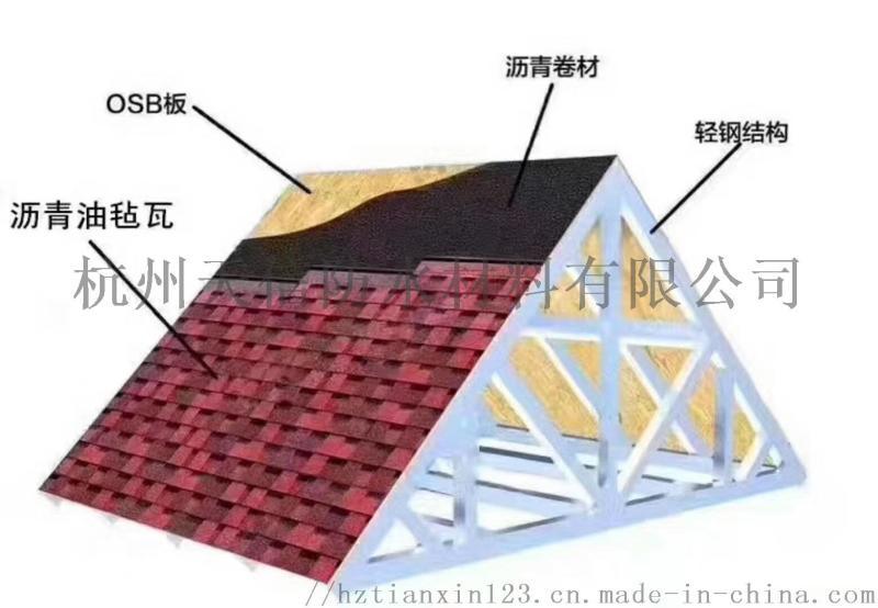 單層瀝青瓦供應商 雙層油氈瓦廠家