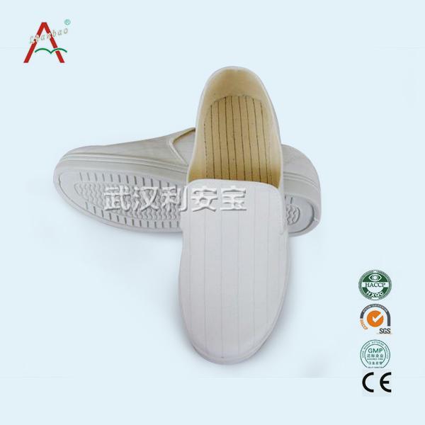防靜電PU/PVC中巾鞋 網(wǎng)眼鞋 防滑耐磨無塵室  工作鞋 透氣防靜電效果好