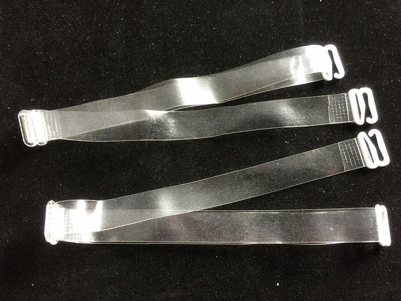 上海輔料廠家供應tpu高彈力透明隱形肩帶 莫比龍肩帶 內衣肩帶