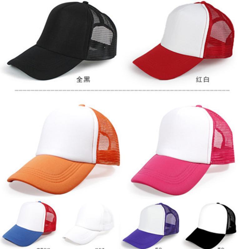 促銷帽子團體中小學(xué)生男女兒童貨車帽手繪logo遮陽鴨舌帽網(wǎng)帽定做